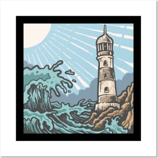 Marine Lighthouse Posters and Art